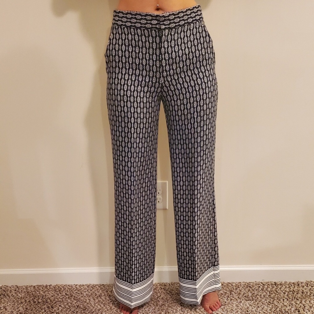 Ann Taylor- High waisted, wide legged pants